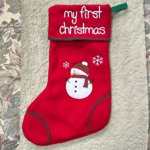 Carter’s Baby “My First Christmas” Stocking 13 1/2” Long